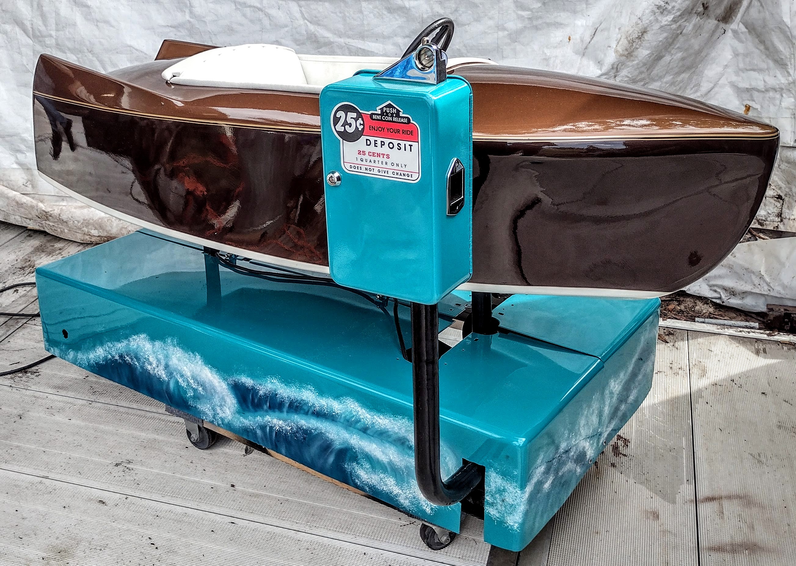 SOLD Kiddie Boat By Bally Speed Queen SOLD > CoinOperated Horses